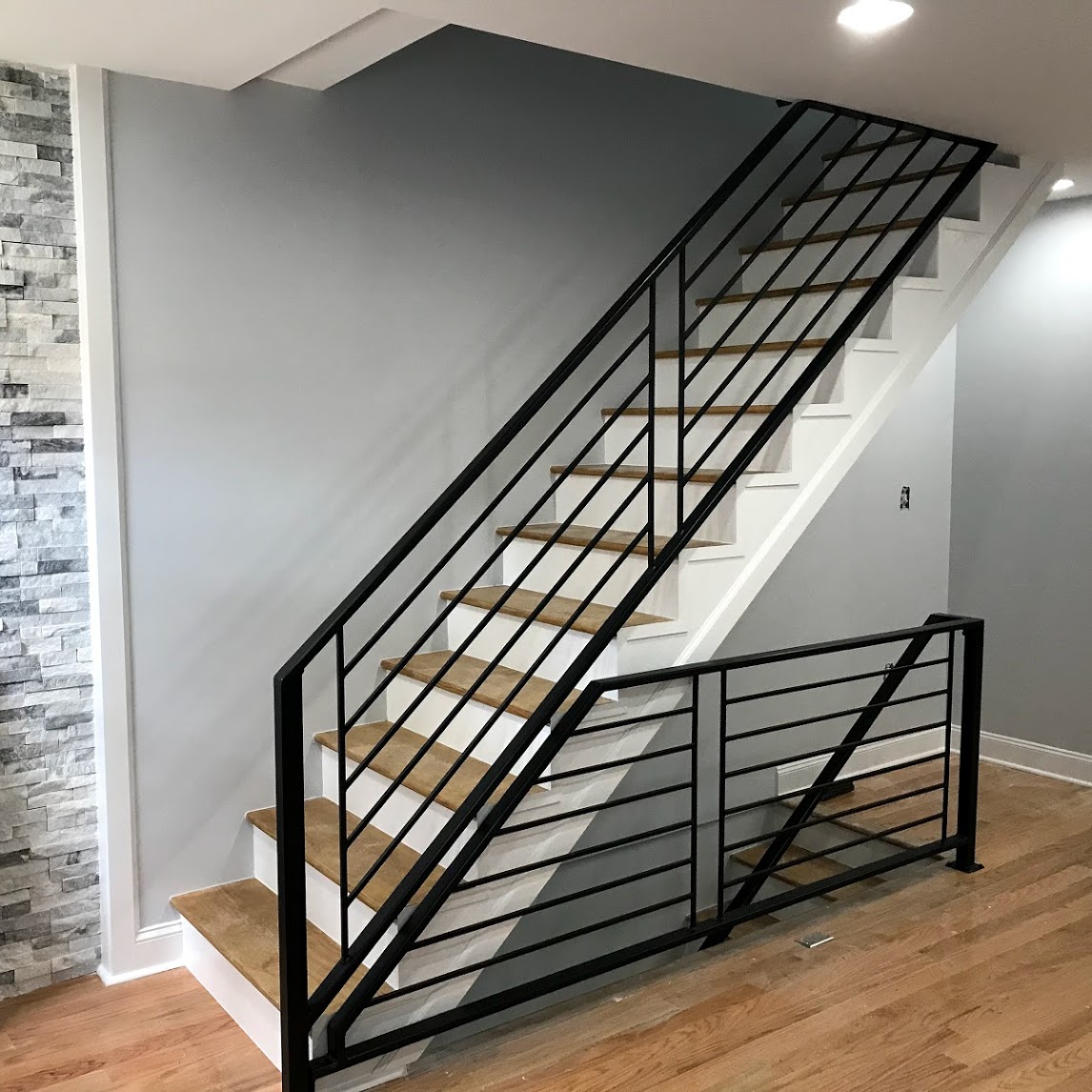 Custom Interior Stairway Railings