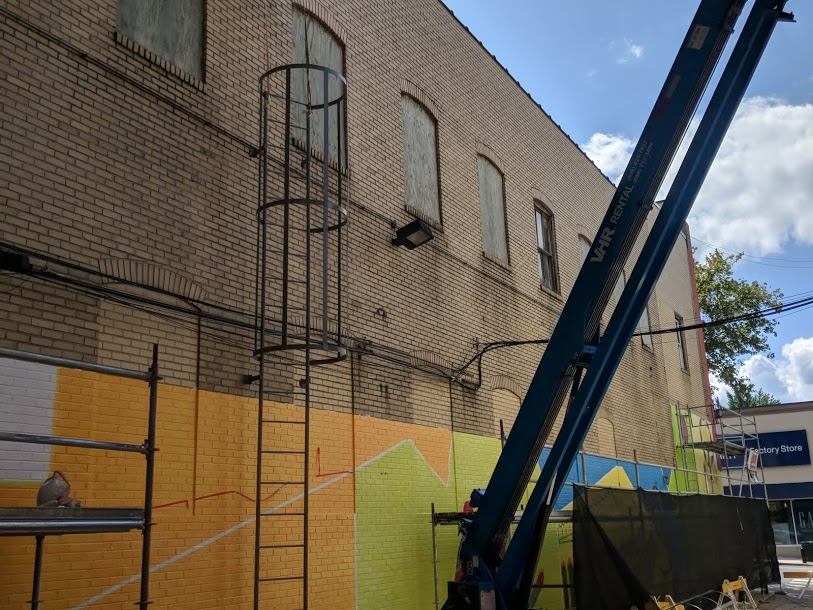 Roof Access Ladder Installation